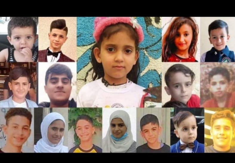 In Palestina Bambini Muoiono Sotto Le Bombe Sioniste… 