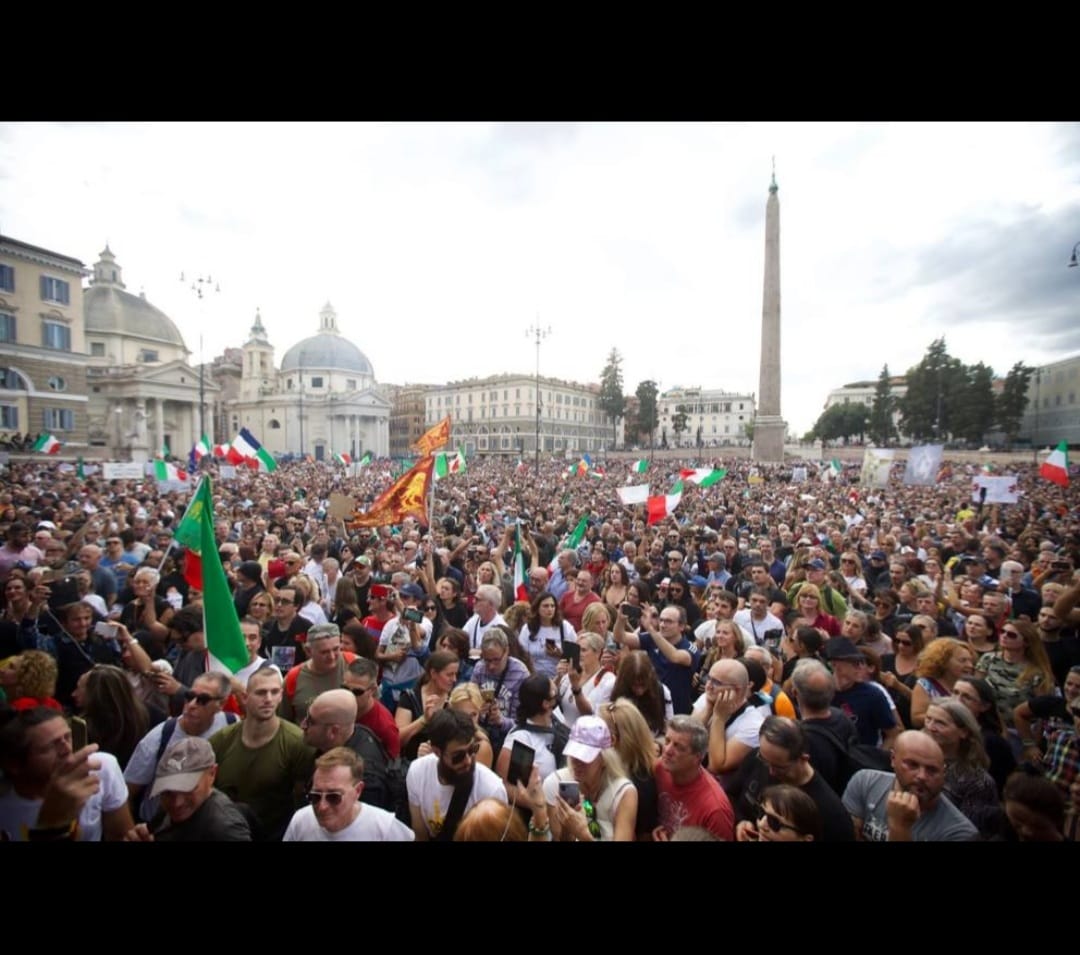 ITALIA LIBERA: IL 9 OTTOBRE, UN ANNO DOPO LA PENTECOSTE DI LIBERTÀ, SI TORNA IN PIAZZA