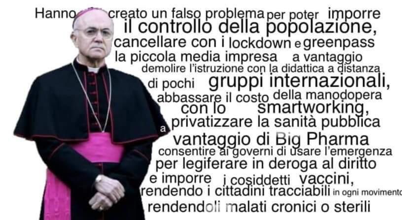 Monsignor Viganò: Tutto Programmato