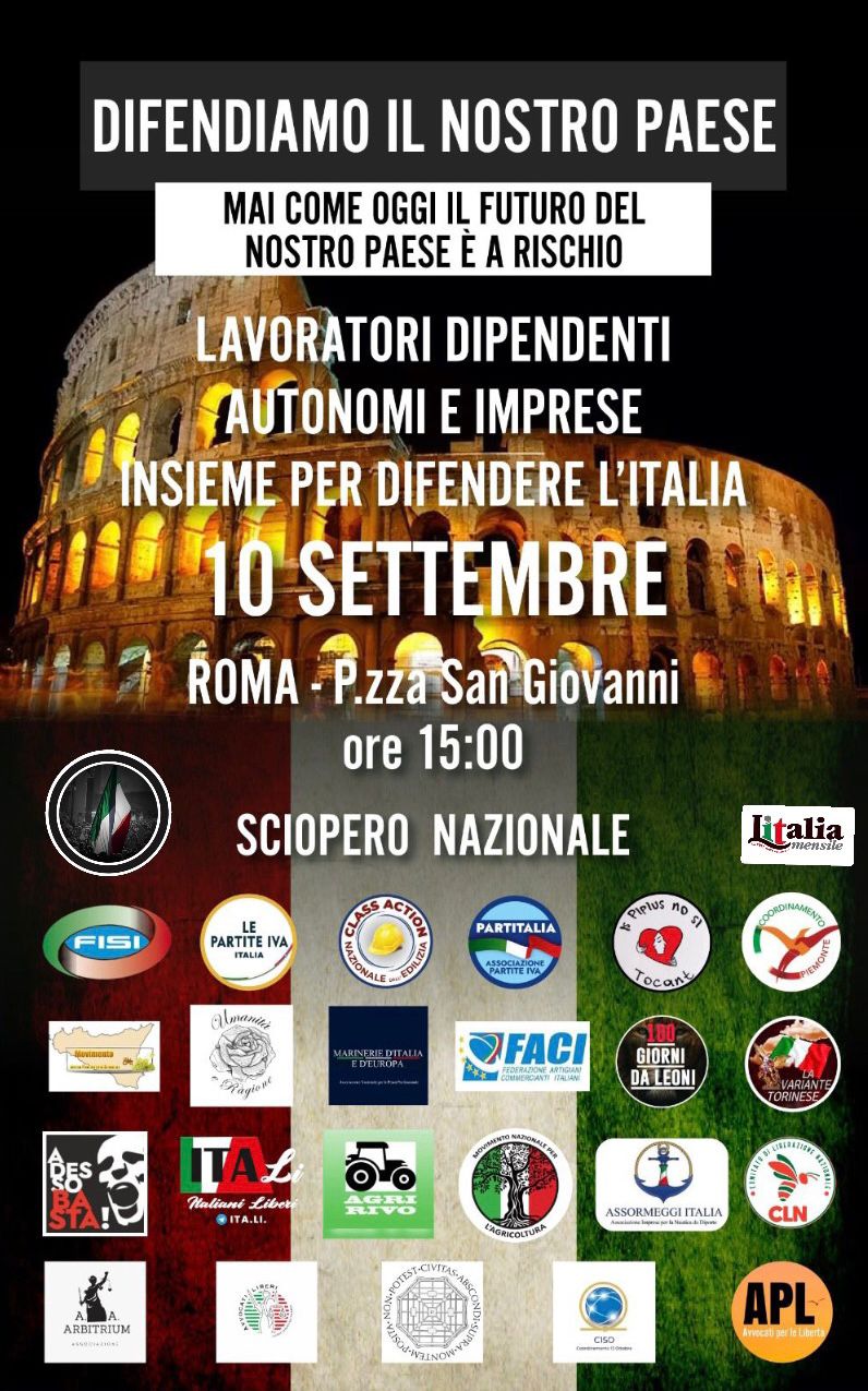 Taormina, Trisciuoglio, Provenzale (ITALIA LIBERA): Sabato pomeriggio i Tricolori di Italia Libera saranno a Piazza San Giovanni