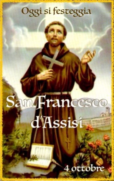4 Ottobre: San Francesco, Patrono D’Italia