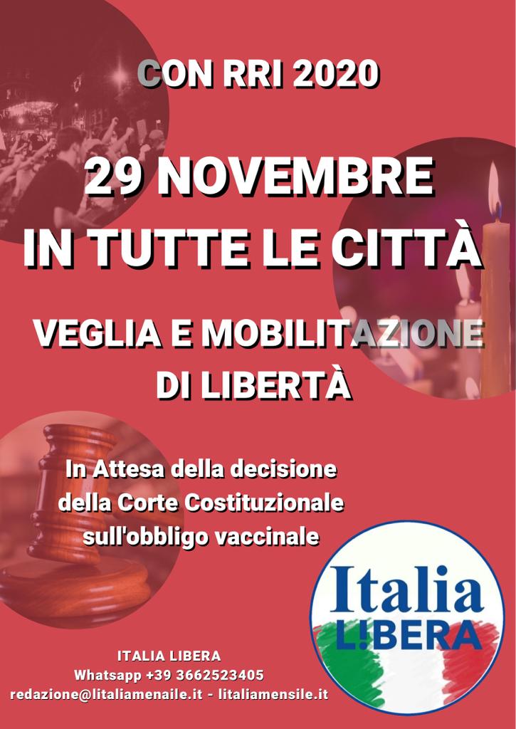Italia Libera: pronti alla mobilitazione