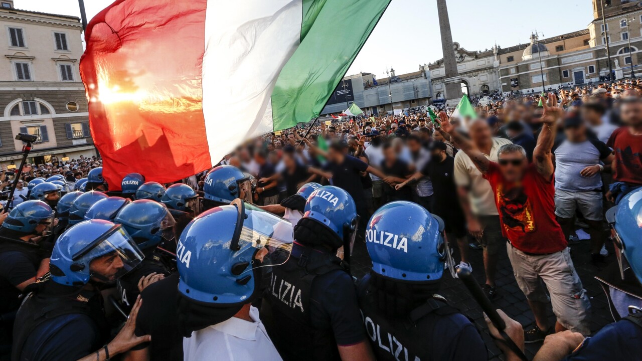 Era il 28 agosto 2021…Roma contro il Green Pass!Fu resistenza e rivoluzione… oggi a Processo per quella giornata.