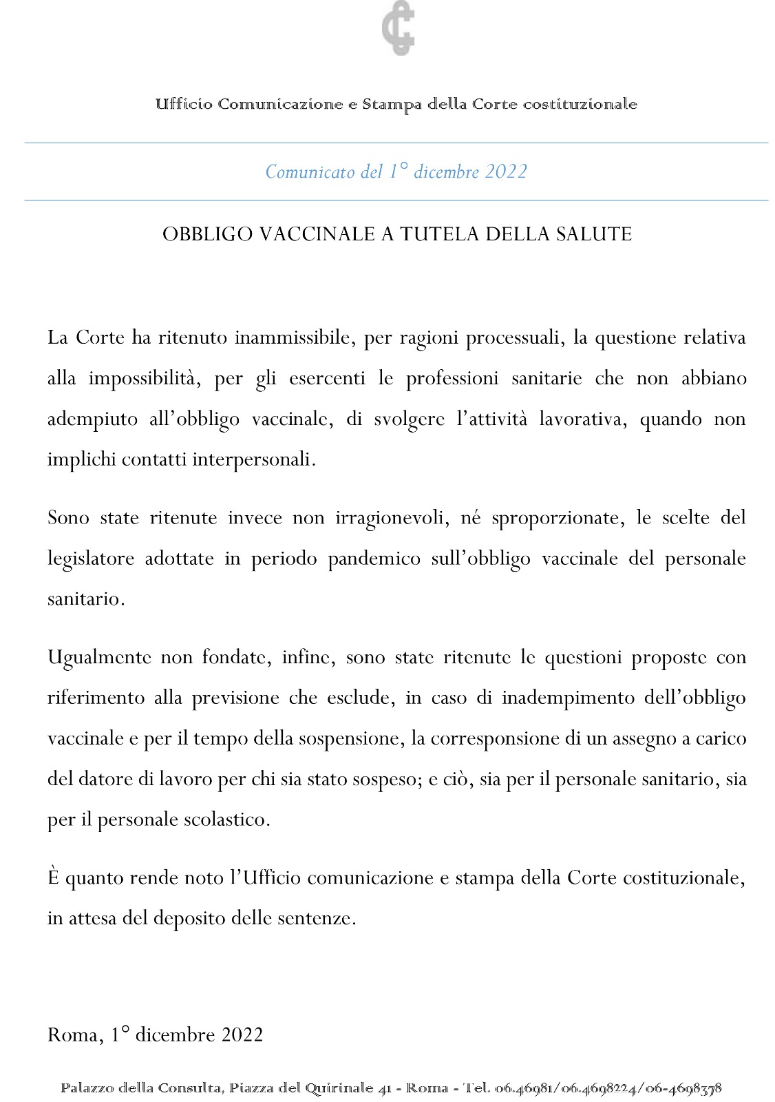 CARLO TAORMINA (PRESIDENTE ITALIA LIBERA): LA COSTITUZIONE NON DIFENDEGLI ITALIANI!