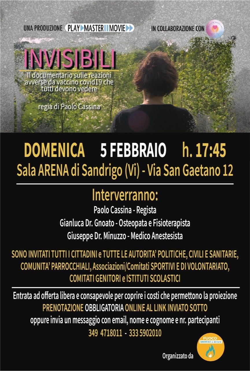 “Invisibili” a Vicenza e Sandrigo