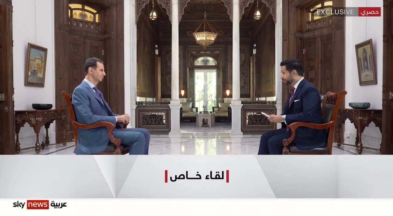 Assad parla a SKY News.