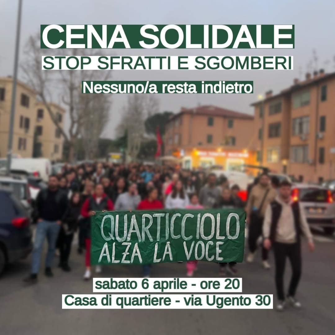 CASTELLINO (ANCORA ITALIA): CON LA GENTE DI QUARTICCIOLO!