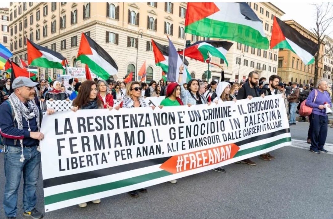 ANCORA ITALIA: UNA MOBILITAZIONE POPOLARE E GENERALE PER LA PALESTINA